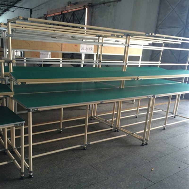 精益管工作台防静电流水线打包台组装重型钳工质检线棒工作台