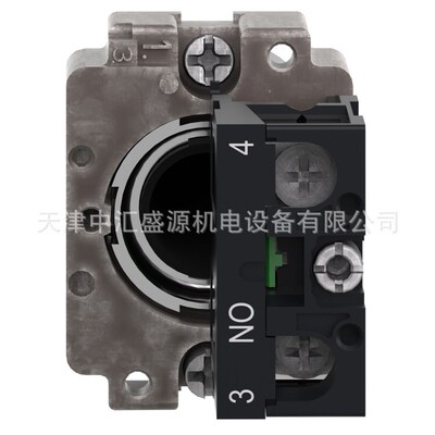 XB2B按钮XB2BA21C黑色平头自复按1常开ZB2BA2C+ZB2BZ101C按钮开关