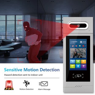 楼宇对讲系统单元楼别墅小区高清夜视无线可视门铃电话机智能门禁