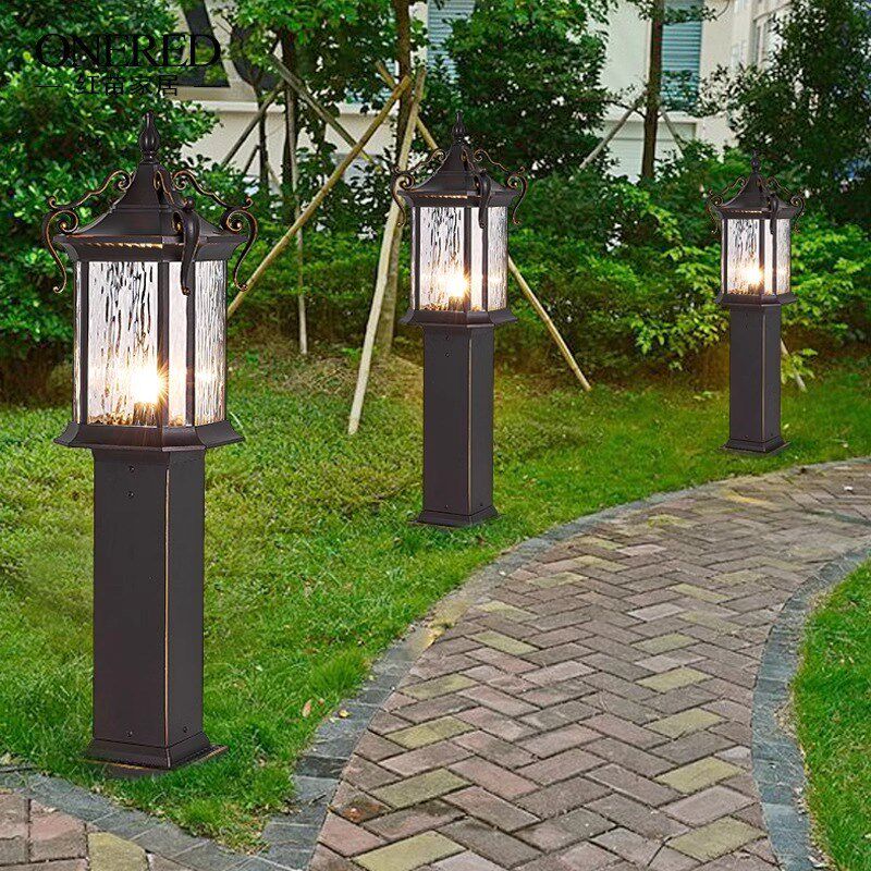 户外草坪灯欧式庭院灯室外防水草地灯小区花园别墅仿古景观路灯