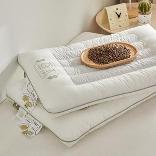 荞麦枕头48x74cm家用枕芯护颈a类一对学生宿舍硬枕成人整头全棉