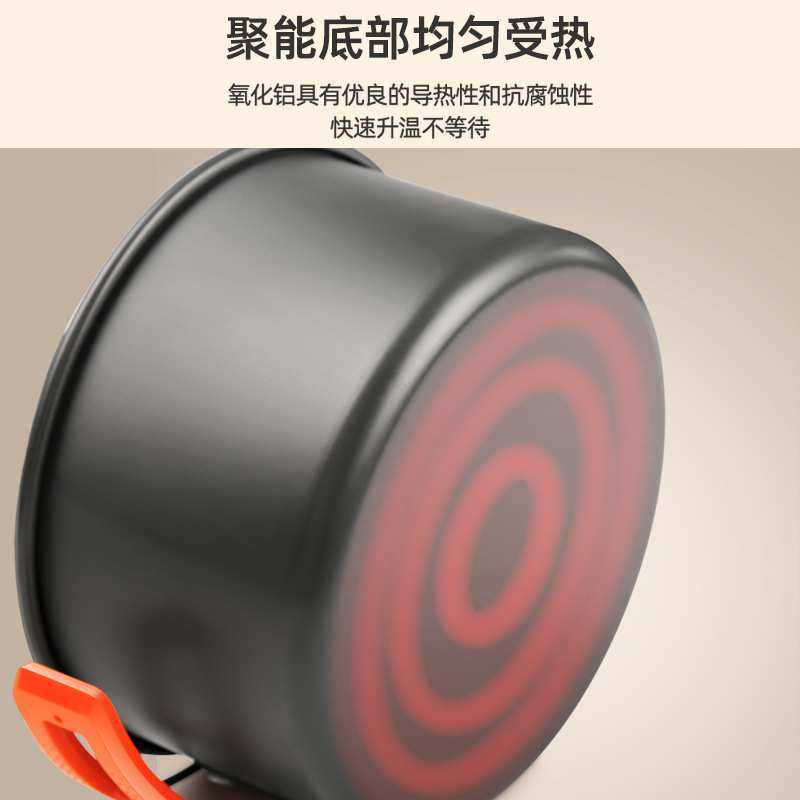 户外锅具便携式露营炊具野外野营烧水茶壶牛排煎盘卡式炉专用套锅,电子元器件市场,其它元器件,淘宝优惠券,粉丝福利购,淘宝优惠卷