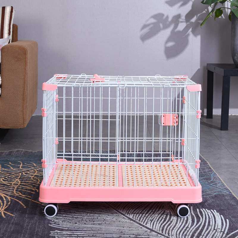 狗笼猫笼狗笼子大型中小型犬加粗铁笼 折叠笼狗屋猫别墅宠物窝