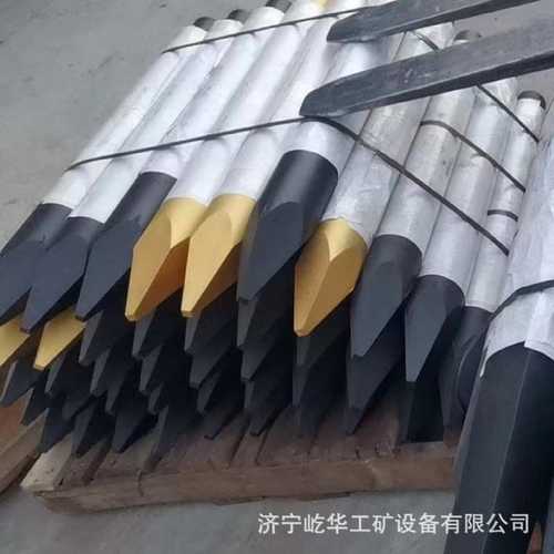 厂家供应挖掘机破碎锤钎杆42铬钼圆锥开槽/锻打加强型炮锤