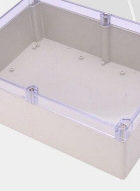 290*210*100mm塑料透明盖户外防水盒 ABS电气仪表接线盒按钮盒子