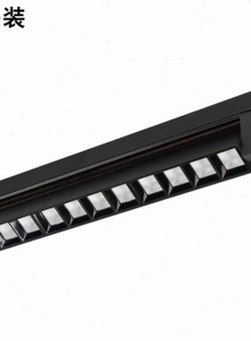 二线轨道灯线条灯长条灯条形轨道灯20W30W40W60W商场超市展厅