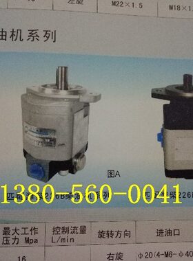 压路机 转向助力泵 QC20/14-226BA 合肥力威汽车油泵