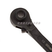 S019310 钢盾公制双口尖尾棘轮扳手便捷五金工具组套 S019336