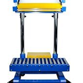 华联QF 600LS气动封口机双加热塑料薄膜大折角袋自动封口商用定做