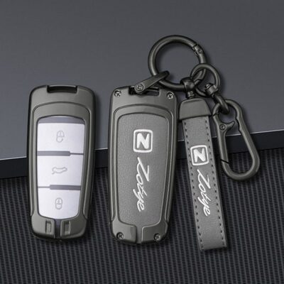 丝印适用众泰大迈x5x7钥匙套T300包众泰SR7/SR9专用汽车扣高档男