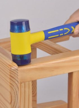 橡胶安装锤门窗锤子牛筋小锤头橡皮榔头塑料拓然可拆卸地板瓷砖软