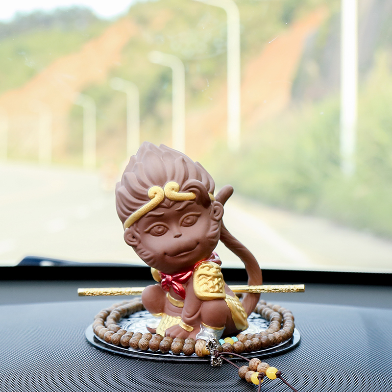 斗战胜佛汽车摆件齐天大圣孙悟空高E档车载摆件车内装饰品车上用