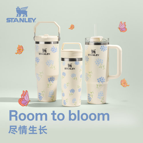 stanley巨无霸吸管保温保冷杯车载家居时尚大容量新款男女水杯子