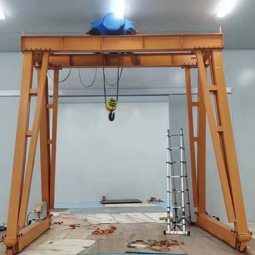 龙门架起重机2吨吨升降移动龙门吊手推无轨转向移动龙门吊架