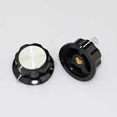 端螺帽胶木旋钮 D形轴和花轴通用 旋钮盖 A03调速开关帽 电位器