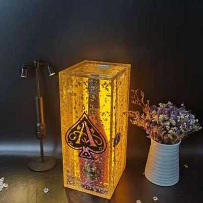 酒吧发光酒箱 干冰昂贵KTV箱酒吧新款发光器皿神龙套装级鸡尾酒