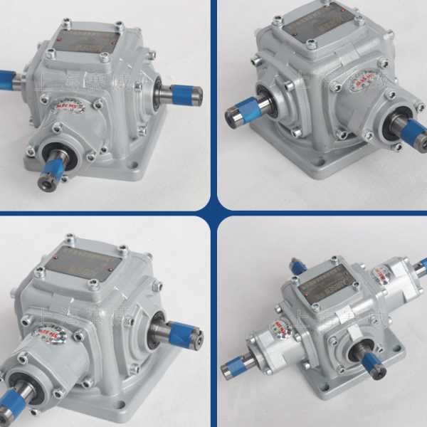 T型齿轮箱T16-D-LR-O直角转向齿轮箱T16-D-R-O十字换向器速