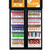 微米社区智能生鲜无人售货柜共享果蔬菜售货机智慧重力柜售货机