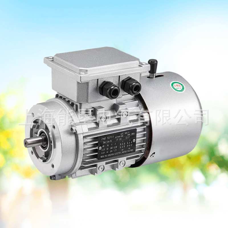 YEJ63/71/80/90铝壳电磁制动370/550/750/1.5KW刹车电机1400转立