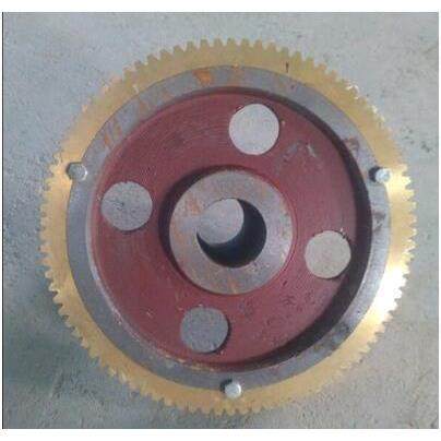 铜轮齿轮中频炉减速机rzs431531铜齿轮蜗杆涡轮铁轴减速机齿电机