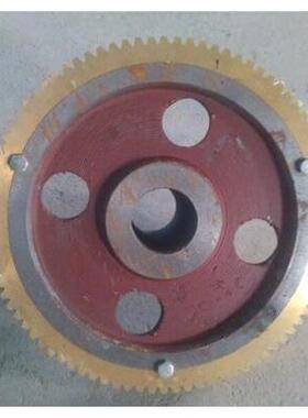 铜轮齿轮中频炉减速机rzs431531铜齿轮蜗杆涡轮铁轴减速机齿电机