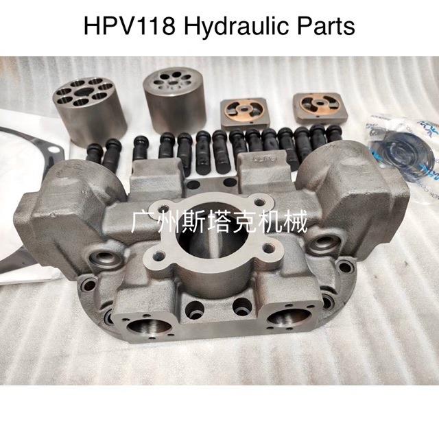 工程机械挖掘机HPV118液压泵后盖1032517用于ZAX200-3ZAX240-3