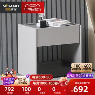 QH810米象家居免安装床头柜简约现代轻奢床头置物柜床头柜卧室小