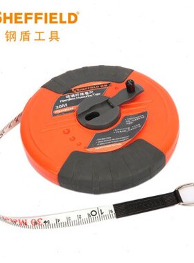 钢盾S077320-S077350 玻璃纤维卷尺 盘尺皮尺量衣尺 工地测量