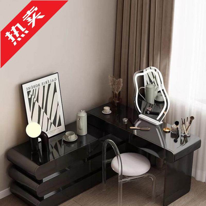 ir轻奢奶油风实木梳妆台斗柜收纳柜现代简约可伸缩转角化妆桌子,电子元器件市场,其它元器件,淘宝优惠券,粉丝福利购,淘宝优惠卷