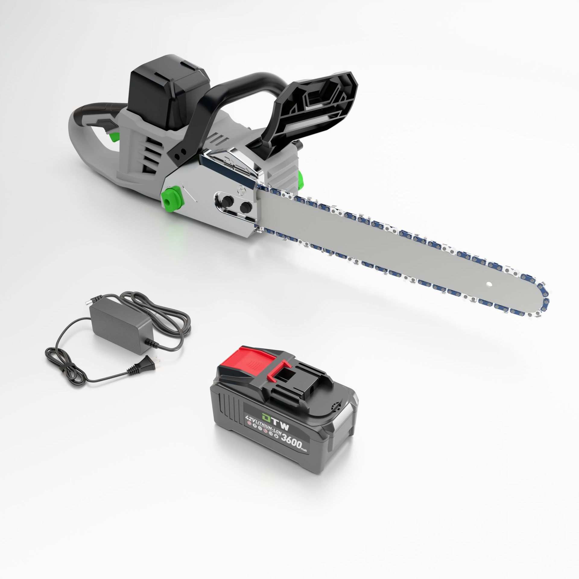 16寸高速锂电锯36-42V大功率1800W超高转速专业伐木砍树工厂直发