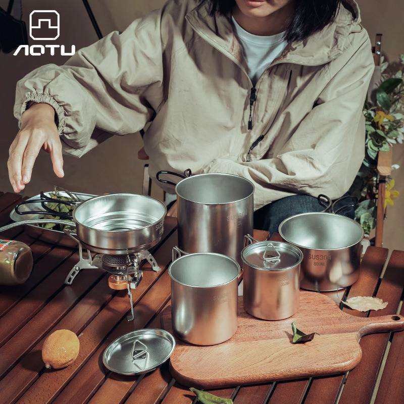 304不锈钢户外套锅野炊用品野外炊具野餐露营野营自驾大杯小杯子,鲜花速递/花卉仿真/绿植园艺,割草机/草坪机,淘宝优惠券,粉丝福利购,淘宝优惠卷