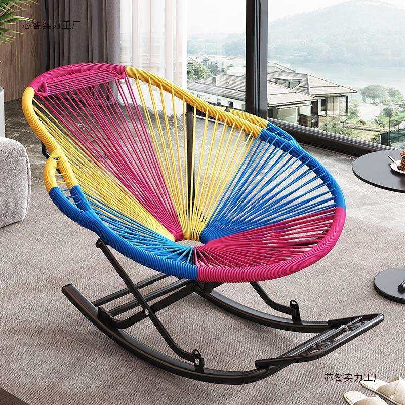 家用彩虹藤椅摇摇摇椅藤编休闲午睡躺椅懒人大人彩色阳台客厅逍遥,玩具/童车/益智/积木/模型,毛绒/玩偶/公仔/布艺类玩具,淘宝优惠券,粉丝福利购,淘宝优惠卷