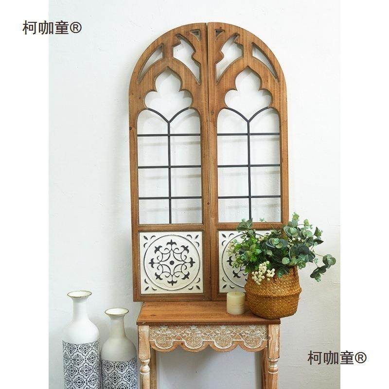 法式拱形窗装饰禅意木质假窗户采光复古木窗通风拱形镜麦太麦太保,电子元器件市场,其它元器件,淘宝优惠券,粉丝福利购,淘宝优惠卷