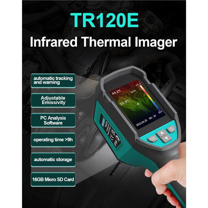 迈测Mileseey红外线热成像仪TR120E热像仪地暖查漏检红外热像仪