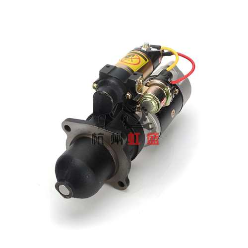 挖掘机6BT5.9启动马达适用现代R200-5/220-5/225-7小松PC200-7