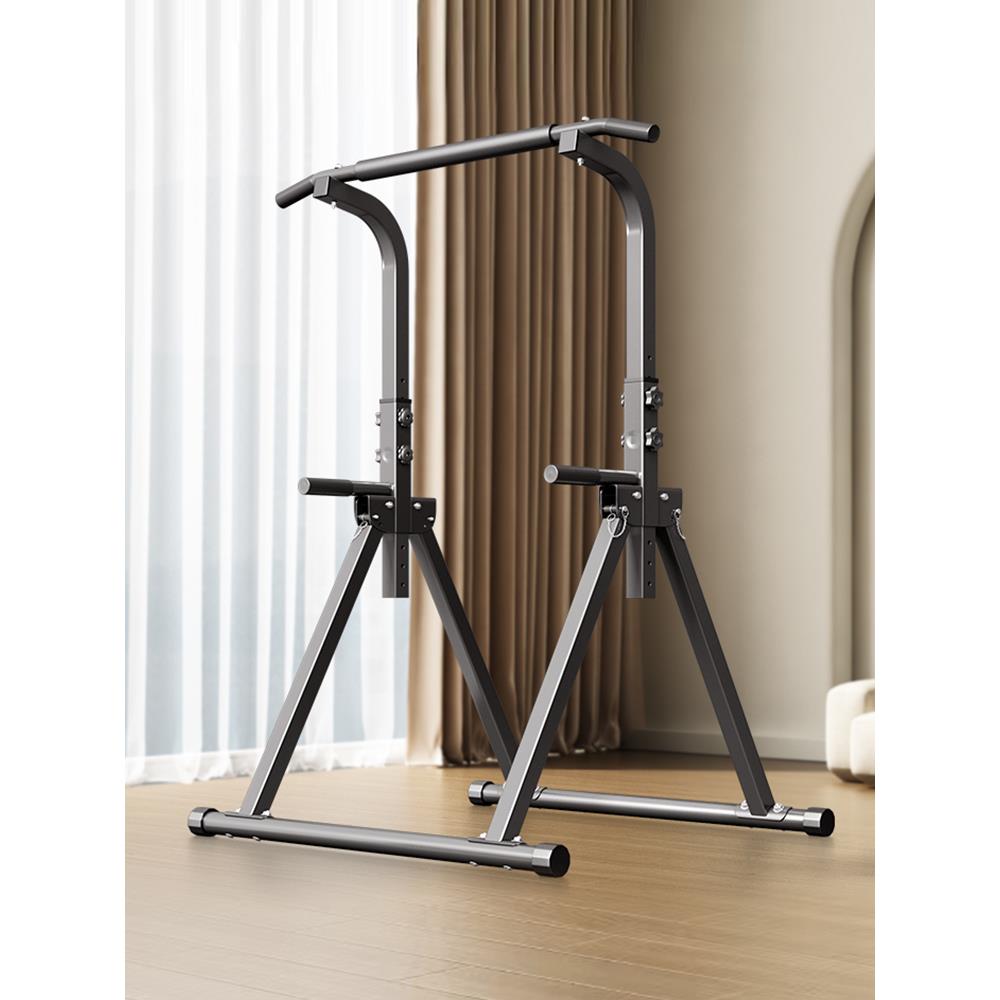 新款单杠室内家用引体向上训练器家庭健身器材双杠架落地吊杠