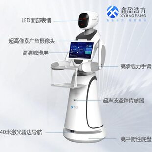 人形送餐机器人酒店餐厅饭店智能送餐传菜端菜跑堂自动工厂服务员