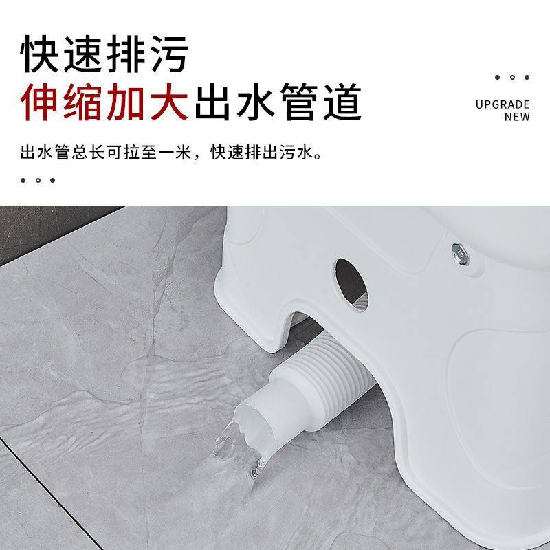 拖把池家用阳台高脚地盆卫生间洗墩布池移动拖布池塑料下水池水槽