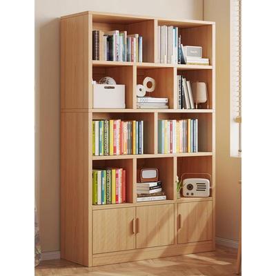 实EPL木书柜酒柜架展示书柜落地客厅靠家墙陈列收纳储物储柜卧室