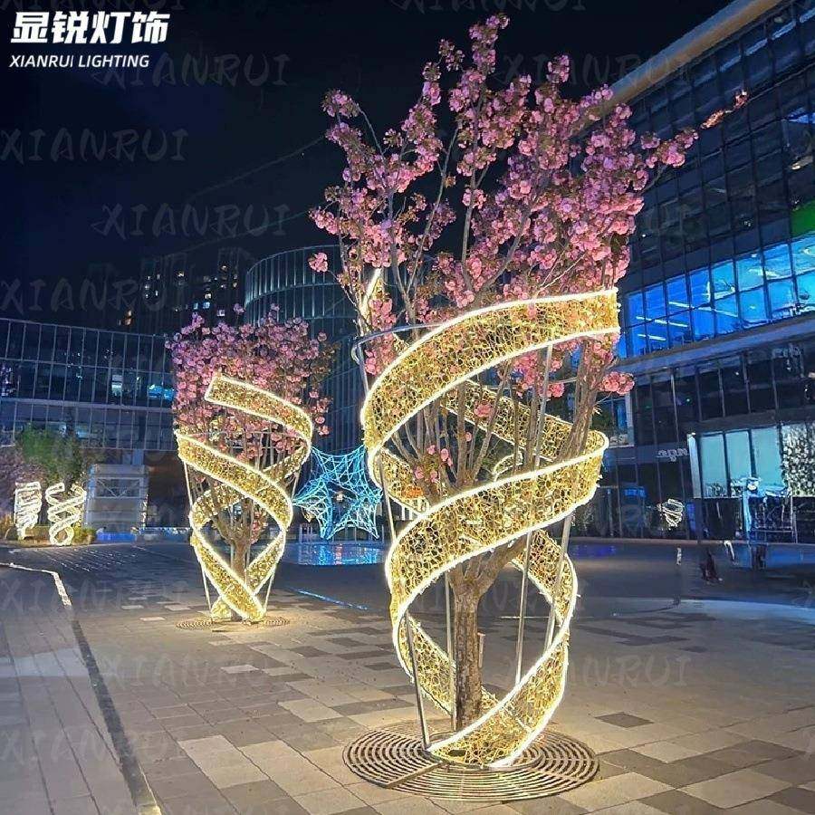 外ed路引抱XRSW101树灯造灯型缠户树灯装饰螺旋造型街道路边氛围l,家装灯饰光源,景观庭院灯饰,淘宝优惠券,粉丝福利购,淘宝优惠卷