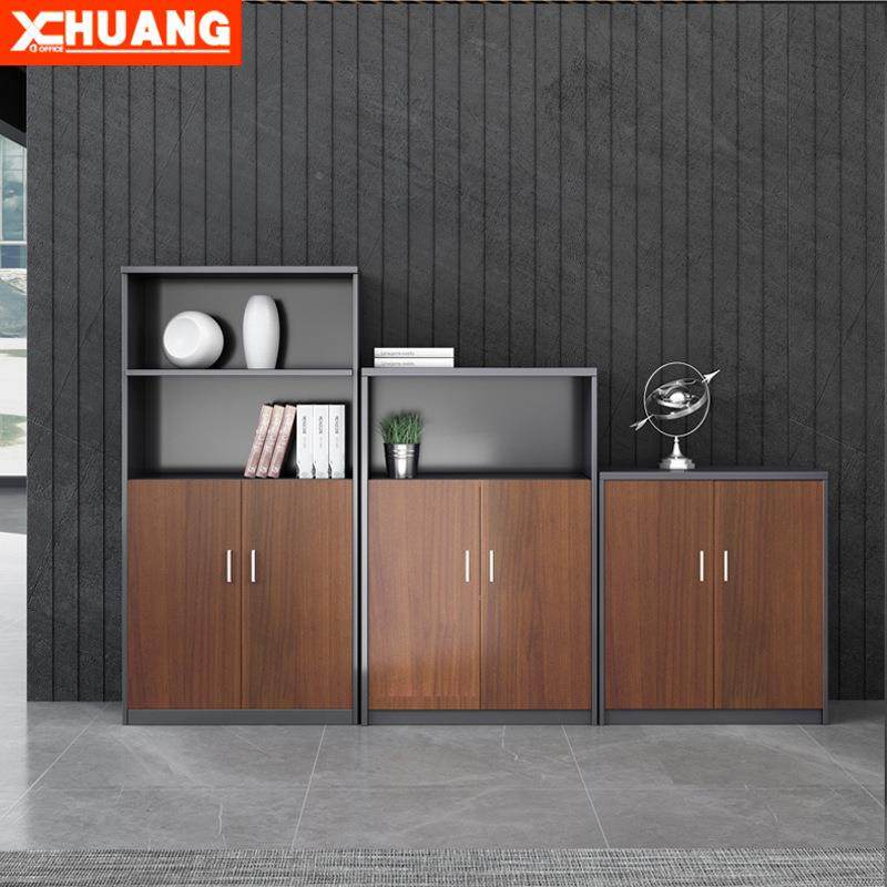 办公家具文柜件柜矮柜木质资组料柜收纳柜茶水带锁办公06室高低合