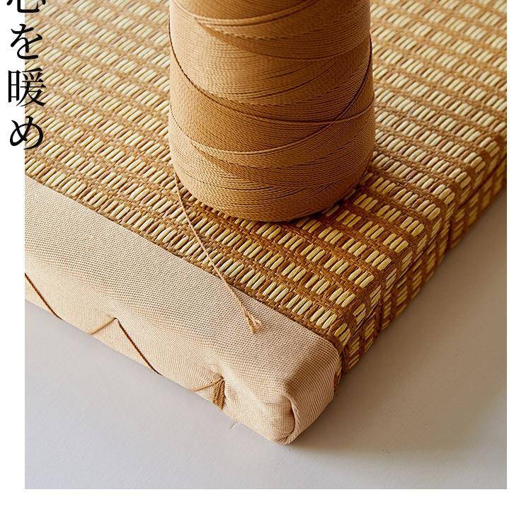 【】藤席黄麻飘窗垫垫座椅F97H79T9垫榻榻米窗地垫垫坑床垫定台做