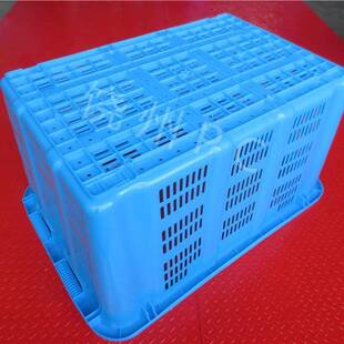 加厚长方形1米箩蔬菜周转筐 宁波大型镂空套叠塑料箩海鲜市场鱼虾