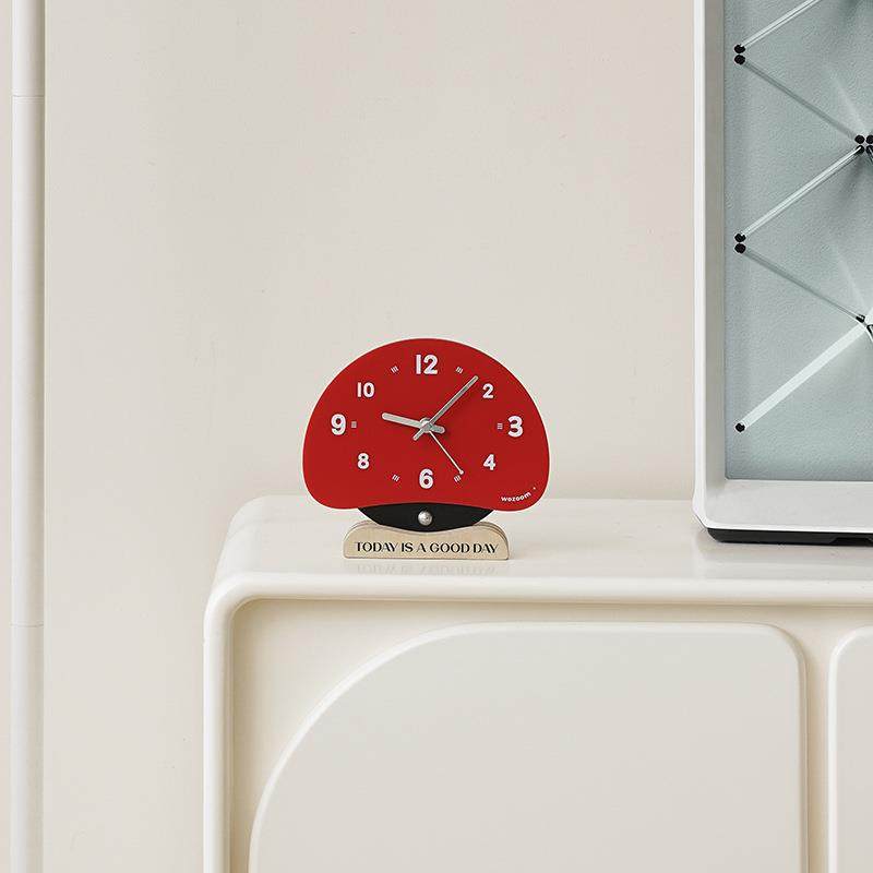 WOZOOM关时钟面摆件家居客TYOS879厅台电视柜创玄意钟表桌摆式装