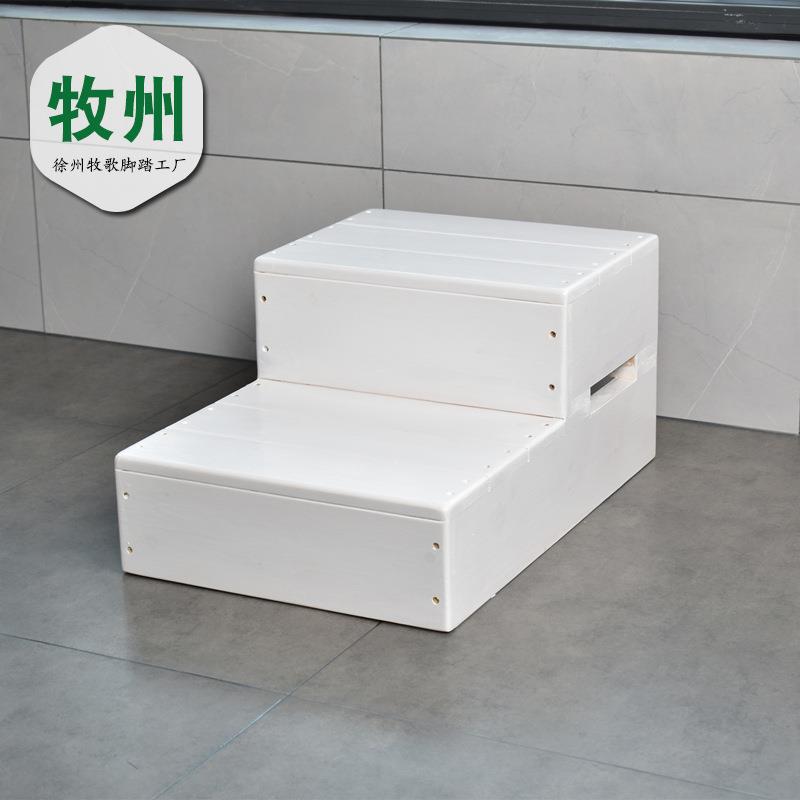 J^实木多层台凳脚阶踏小楼梯过渡脚踩垫板飘EMU窗阳台门踏步前可