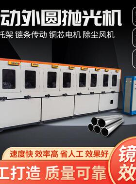 打外FQC圆抛光机多功能钢管管圆管磨拉丝业机圆钢全自动工除锈机