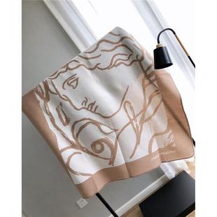 月球居民沙发毯盖羊毯绒毯单人毛毯铺床91116110办公室睡午毛巾被