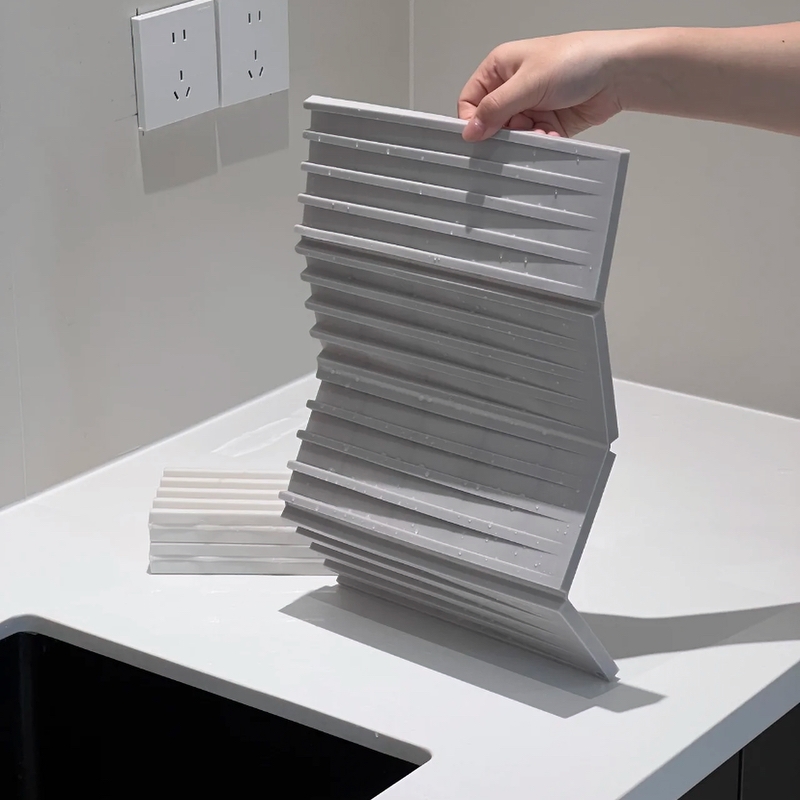 【可折叠沥水垫】餐垫碗垫隔热垫防烫垫防滑垫厨房台面方形硅胶沥