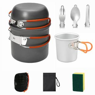 户外用品 炊具野营餐具野营锅具套装 DS101野营锅具 户外套锅便携式