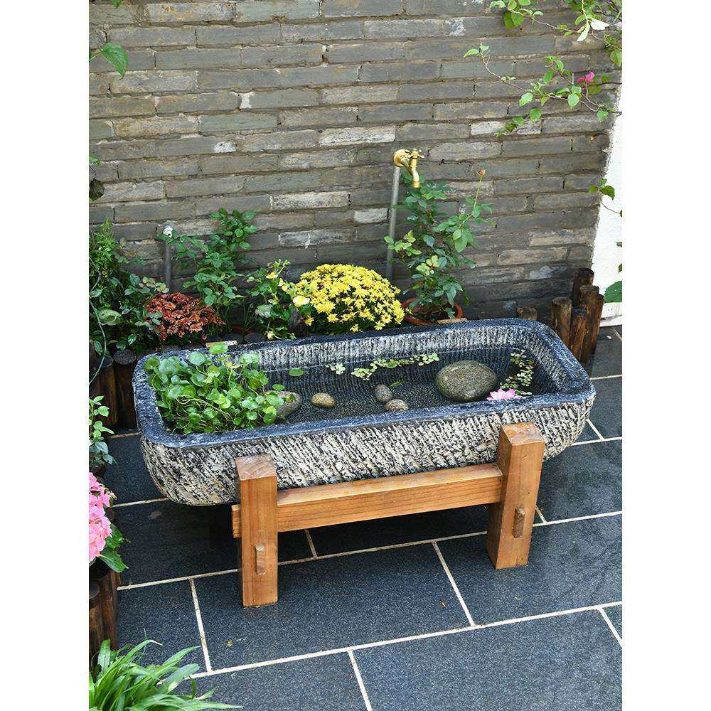 庭院花园布置阳台室外古法鱼缸造景摆件树脂仿石成品养鱼池水槽,玩具/童车/益智/积木/模型,毛绒/玩偶/公仔/布艺类玩具,淘宝优惠券,粉丝福利购,淘宝优惠卷